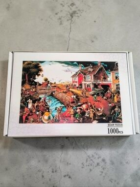1000pc Vintage Altamont,NY Town Scene Jigsaw Puzzle NEW and SEALED BOX